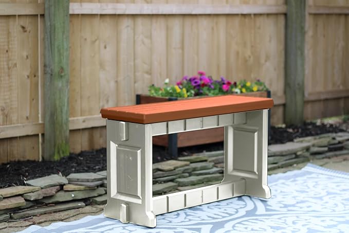 Bench, 2 Pack - Proudly Made in The USA, Click and Lock Hardware-Free Assembly - Image 2