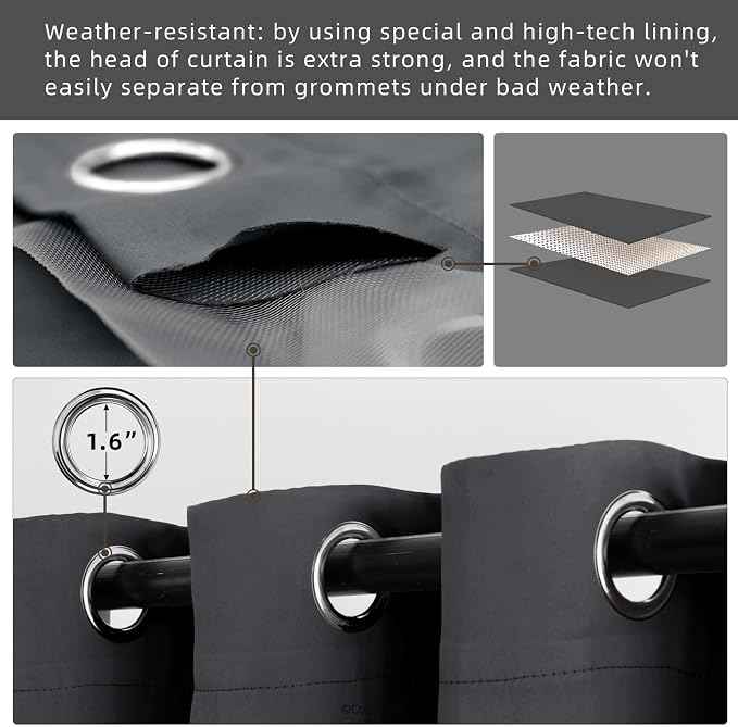 Water Proof Outside Curtains - Image 3