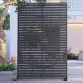 6FT Outdoor Metal Privacy Screen – Decorative Privacy Fence and Room/Garden by Unknown
