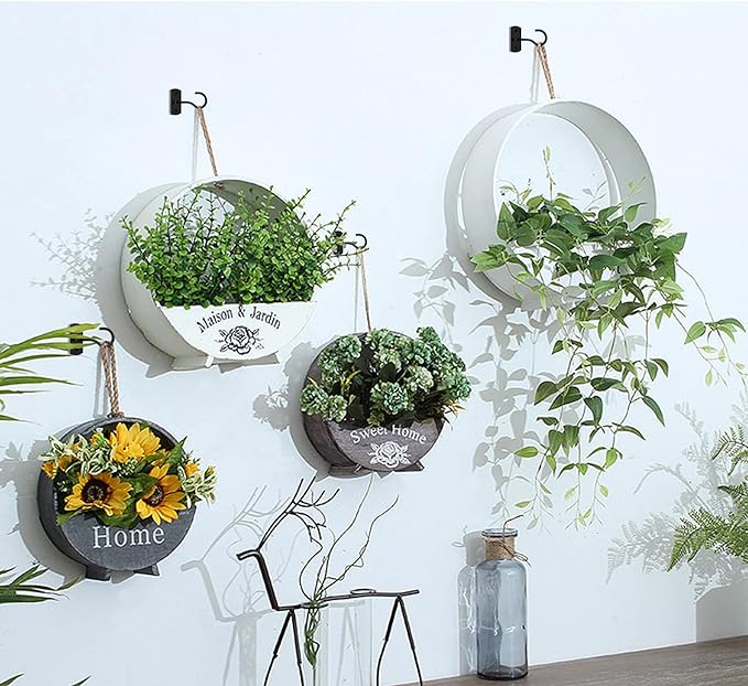 Ceiling Hooks for Hanging Plants 2Pack 2.5in, Wall Plant Hooks for Plants - Image 4