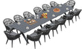 PURPLE LEAF 16 Pieces Patio Dining Set by PURPLELEAF