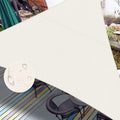 LOVE STORY Right Triangle 7'x7'x9.9' Waterproof Sun Shade Sail Canopy UV Block by LOVESTORY