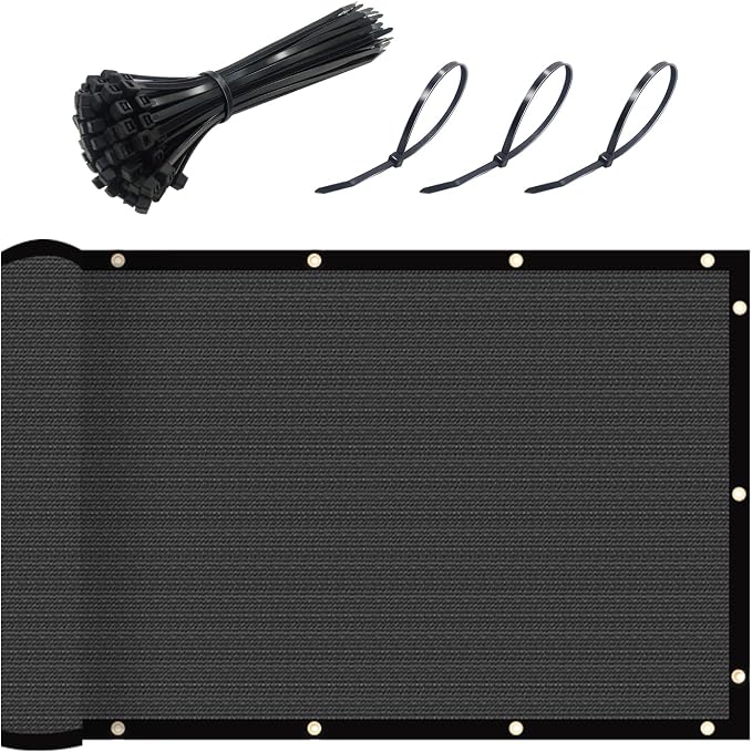 UPGRADE Fence Privacy Screen 6' x 50' Fence Commercial Shade Cover by UPGRADE