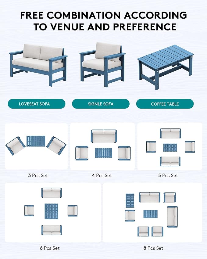 SERWALL HDPE Outdoor Loveseat - Image 5