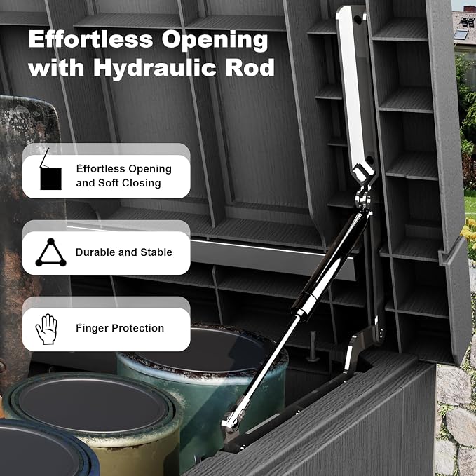 ROJIK Outdoor Storage Housing Deck Box - Image 3