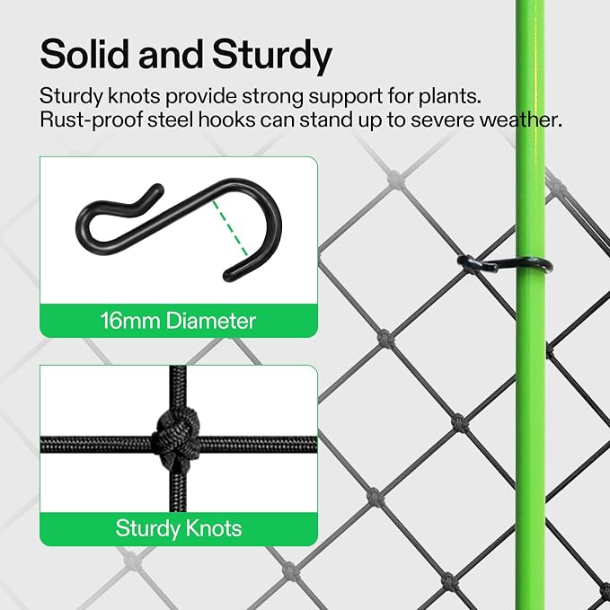 VIVOSUN 2 x 4Ft. Elastic Trellis Netting - Image 4
