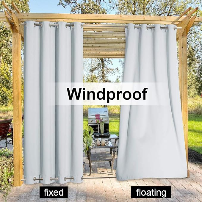 NICETOWN Privacy Outdoor Curtain - Image 5