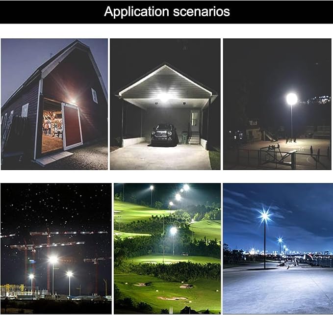 4Pack LED Flood Light Outdoor, 250W LED Work Light 25500lm - Image 7