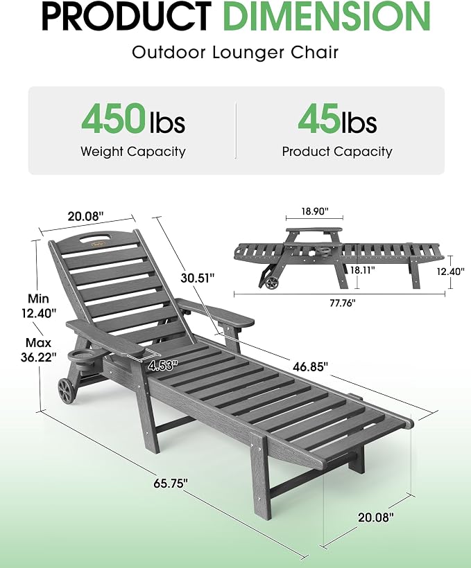 Lounge Chair Outdoor Set of 4 - Image 2