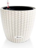 Dexceder 11x10 Inches Rattan Self Watering Planter Indoor Outdoor, Inner Pot by Dexceder