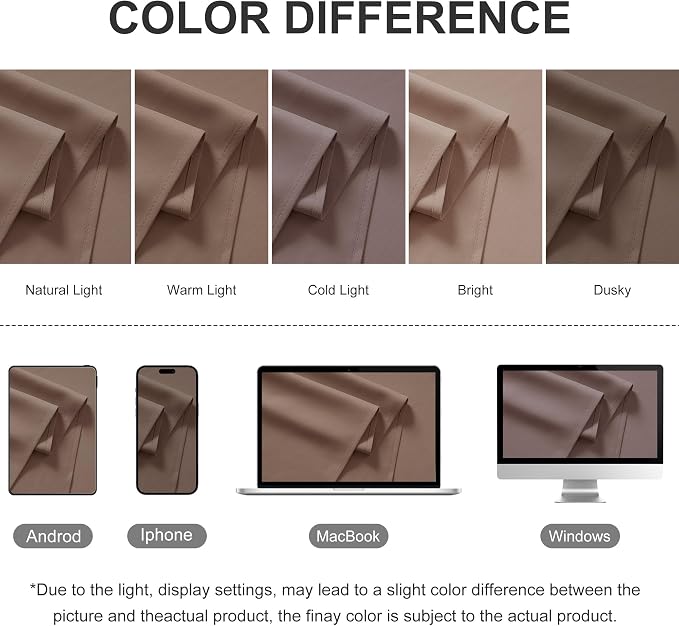 RYB HOME Patio Outdoor Curtains - Image 8