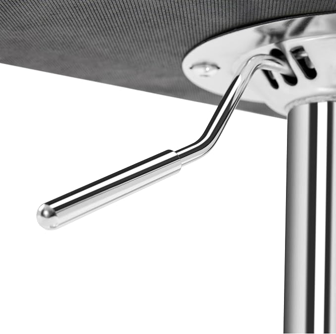 Yaheetech Bar Stools Set of 2, Adjustable PU Leather Swivel Barstools, Modern - Image 9