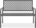 Best Choice Products Outdoor Bench 2-Person Metal Steel Benches Furniture by BestChoiceProducts