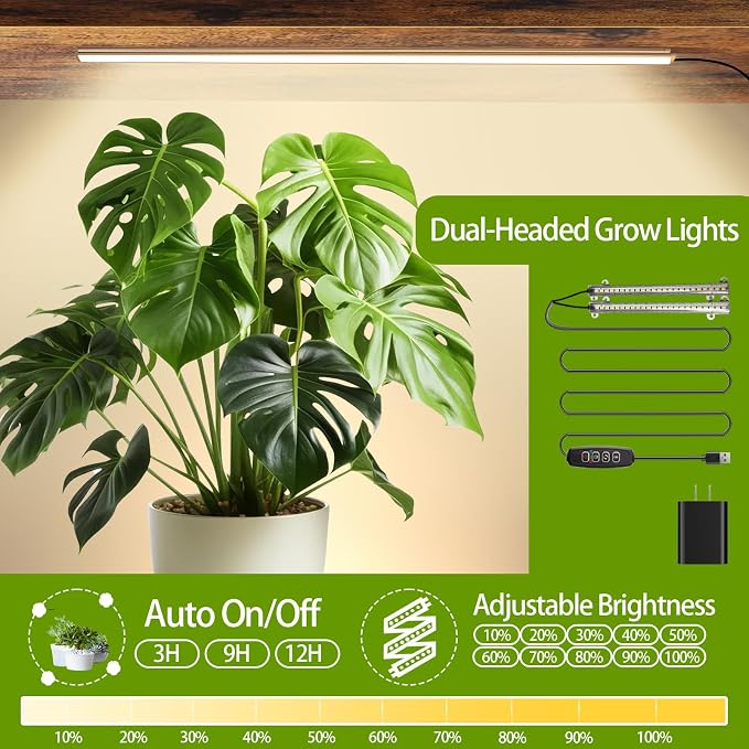 Plant Stand Indoor with Grow Light, 2 Pack Hanging Plant Stand Plant Shelf - Image 4