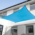 KANAGAWA 9'X13' Turquoise Mix Custom Size Sun Shade Sail Rectangle UV Block by KANAGAWA