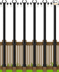 AILBTON 4.8Ft String Light Poles 6 Pack, Light Poles by AILBTON