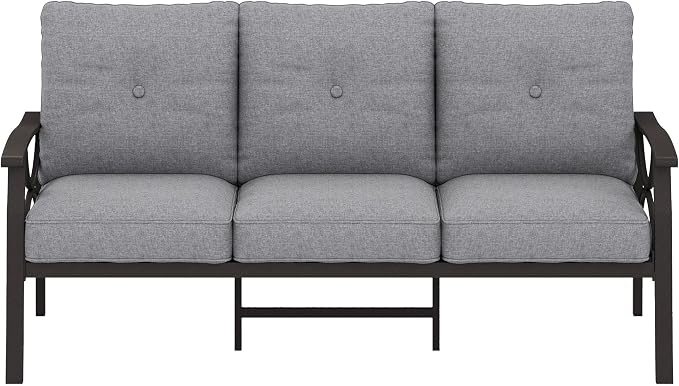 RoyalCraft Patio 3 Seats Sofa, All-Weather Outdoor Couch, Patio Furniture Sofa - Image 7
