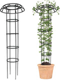 Garden Trellis for Climbing Plants Outdoor, 65 Inch Mushroom Top Trellis for by Unknown