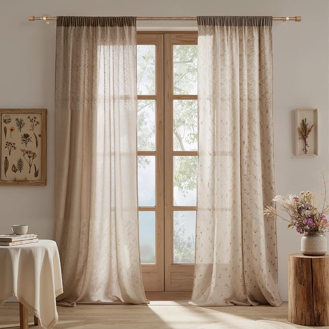 1” Diameter Curtain Rods Itself is 30 to 60 inch 1 Pack Fit 30-54 inch Window - Image 7