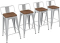 Yongchuang 24 inch Barstools Set of 4 Counter Height Bar Stools Farmhouse by YongchuangInternational