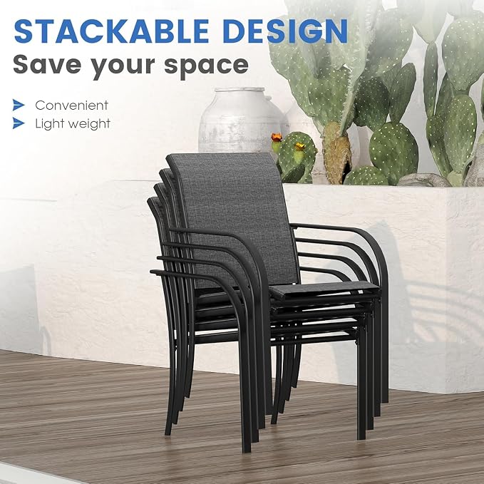 VICLLAX 5 Pieces Patio Dining Set - Image 3