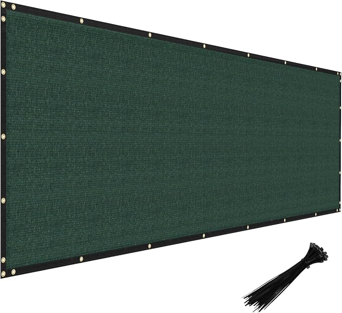 Windscreen4less Privacy Fence Screen Heavy Duty Windscreen Fencing Mesh Fabric by Windscreen4less
