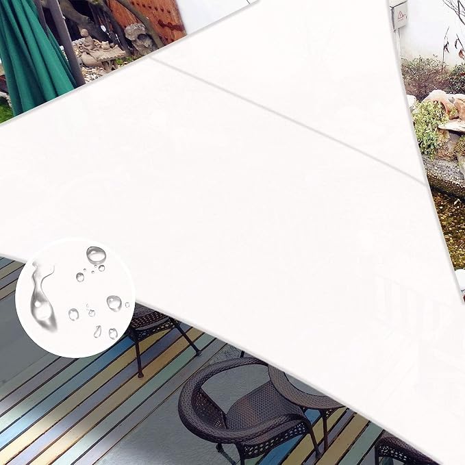 LOVE STORY Right Triangle 10'x20'x22.4' Waterproof Sun Shade Sail Canopy UV by LOVESTORY