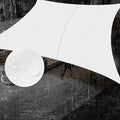 SUNNY GUARD Waterproof Sun Shade Sail 5' x 7' White Rectangle UV Block Sunshade by SUNNYGUARD