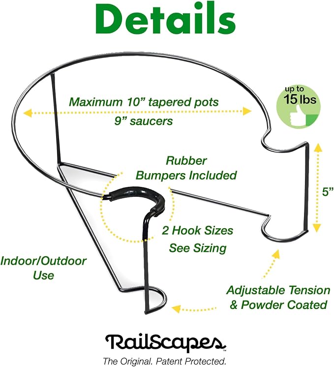 Railscapes Floating Railing Plant Clip - Image 6