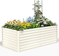 Quictent Galvanized Raised Garden Bed Metal Planter Box Bottomless by QUICTENT