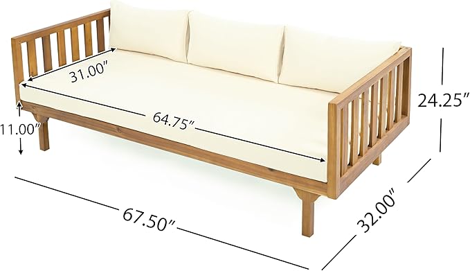 Christopher Knight Home Claremont Patio Sofa and Coffee Table Set, 2 Piece - Image 3