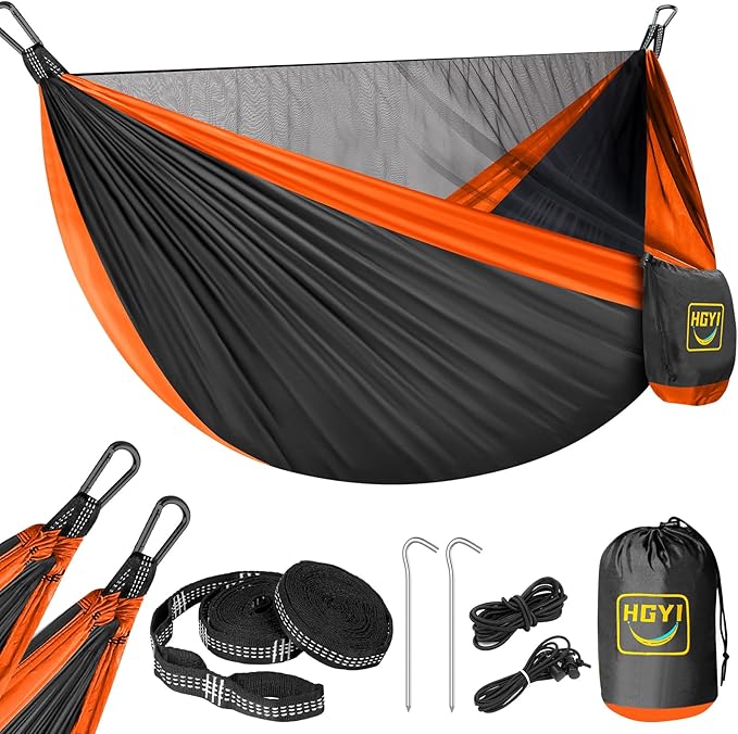 Camping Hammock Mosquito Net, Double & Single Portable Hammocks Hammocks by HGYI