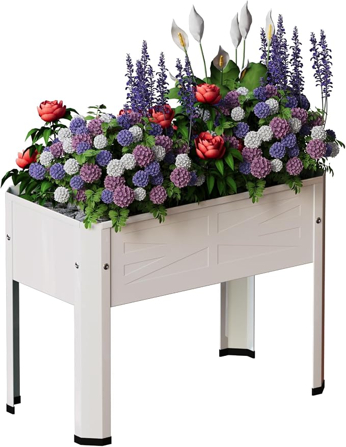 Elevated Metal Planter Box Stand Heavy Duty Raised Garden Bed by PROXRACER