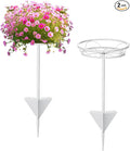 Tellingyou 2 Pack Adjustable Outdoor Flower Pot Stand, Metal Outdoor Plant by Tellingyou
