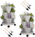 DUNCHATY Stackable Planter, Vertical Garden Planter by DUNCHATY