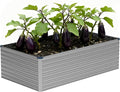 Vengarus 6x3x2FT Galvanized Raised Garden Bed Kit, Deep Root Planter Box by Vengarus