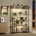 Plant Stand Indoor with Grow Lights 11 Tiered Wood Indoor Plant Shelf 62" Tall by Unknown