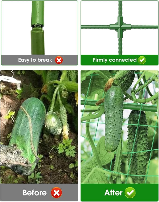2 Pack Cucumber Trellis, Garden Trellis - Image 5
