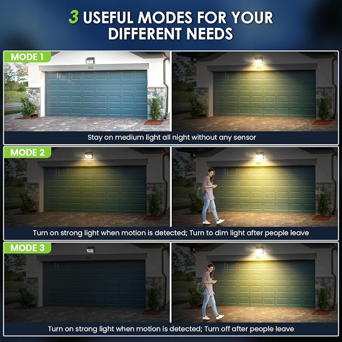 Solar Motion Lights Outdoor, Ultra Bright Solar Fence Lights - Image 5
