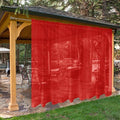 SpaceDresser Waterproof Outdoor Sheer Curtains by SpaceDresser