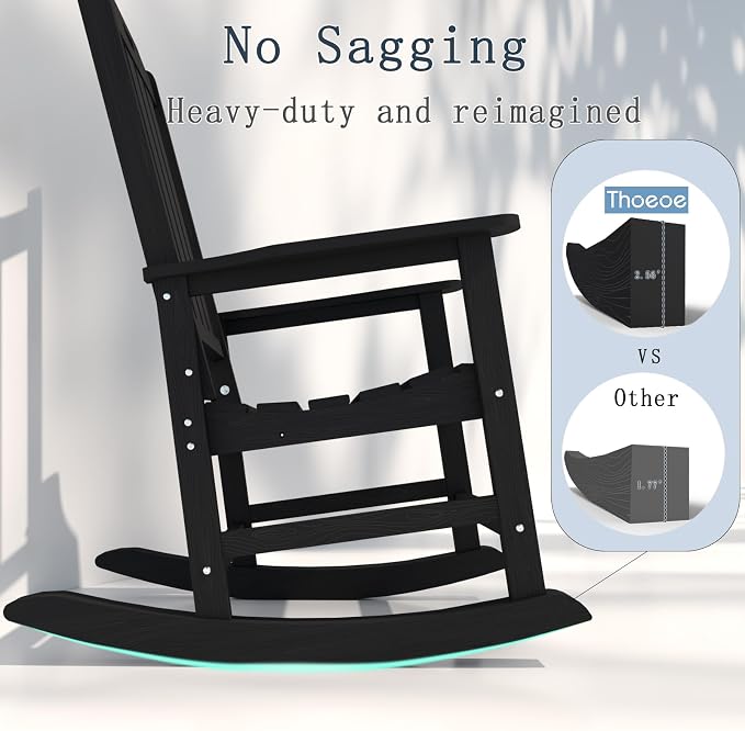Oversized Rocking Chair, Outdoor Rocking Chair - Image 8