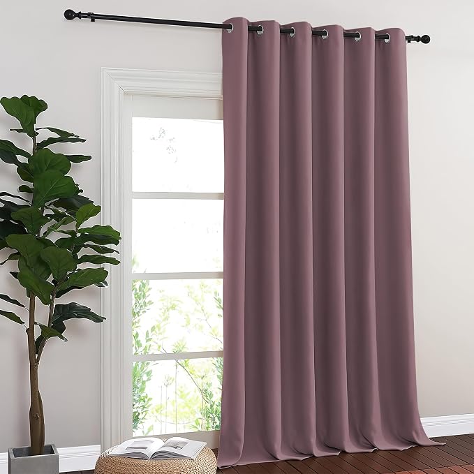 NICETOWN Sliding Door Curtain 108 Inches Long - Image 8