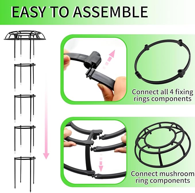 2-Pack 65-Inch Garden Trellis for Climbing Plants, Heavy-Duty Metal Obelisk - Image 4