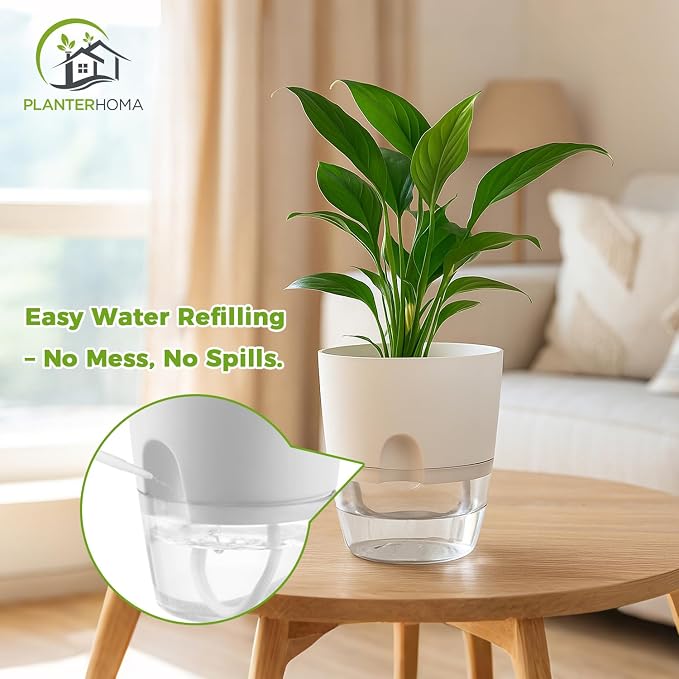 Planterhoma 12 Pack Self Watering Pots - Image 7