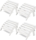 KINGYES Folding Adirondack Ottomans Set of 4 by KINGYES