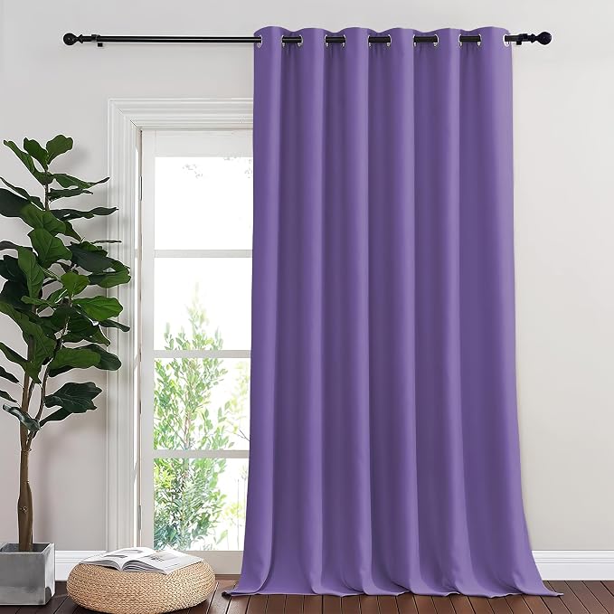 NICETOWN Sliding Door Curtain 108 Inches Long by NICETOWN