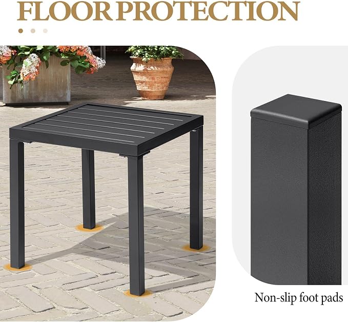 Crestlive Products Outdoor Side Table Set of 2 - Image 5