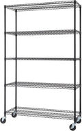 TRINITY 5-Tier Outdoor Wire Shelving Rack, 48in. x 18in. x 72in., Model# by TRINITY