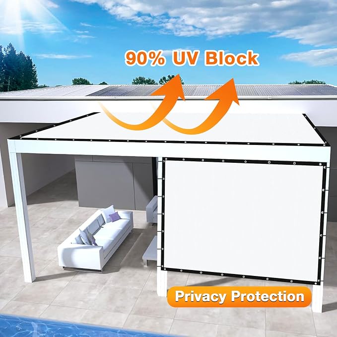 Artpuch Outdoor Pergola Shade Cover 4' X 15' Sun Shade Cloth - Image 3