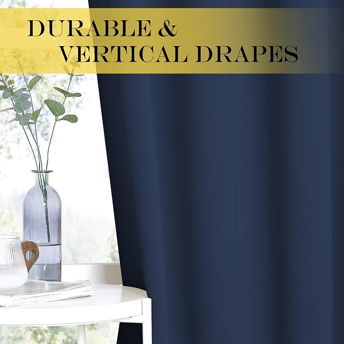 NICETOWN Blackout Wide Sliding Door Curtains - Image 5